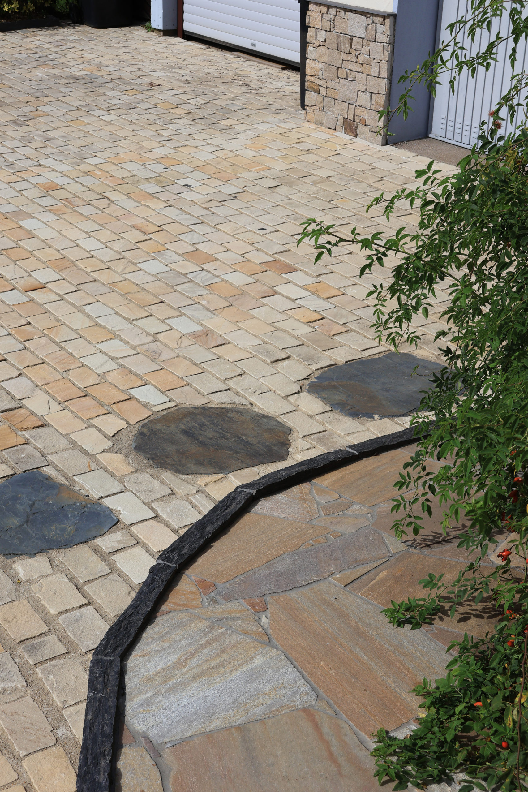 Sandstein Kopfsteinpflaster Mint (Lemon) – Bild 12