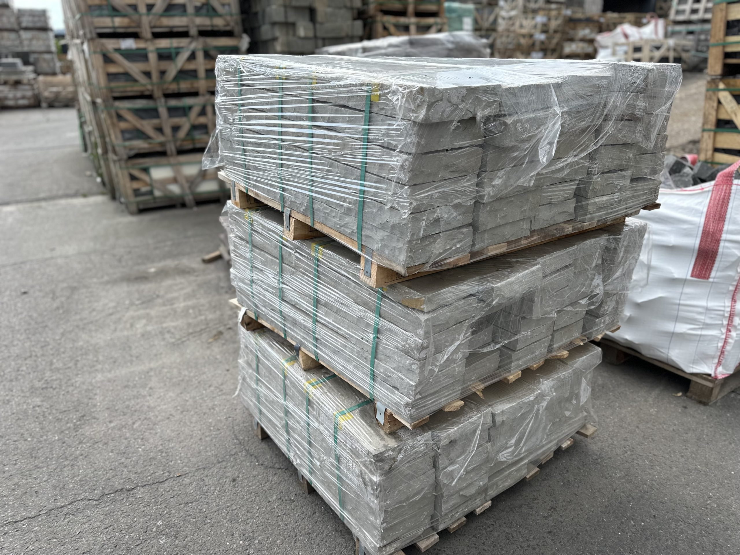 Sandstein Randstein Kandla (grau) – Bild 2