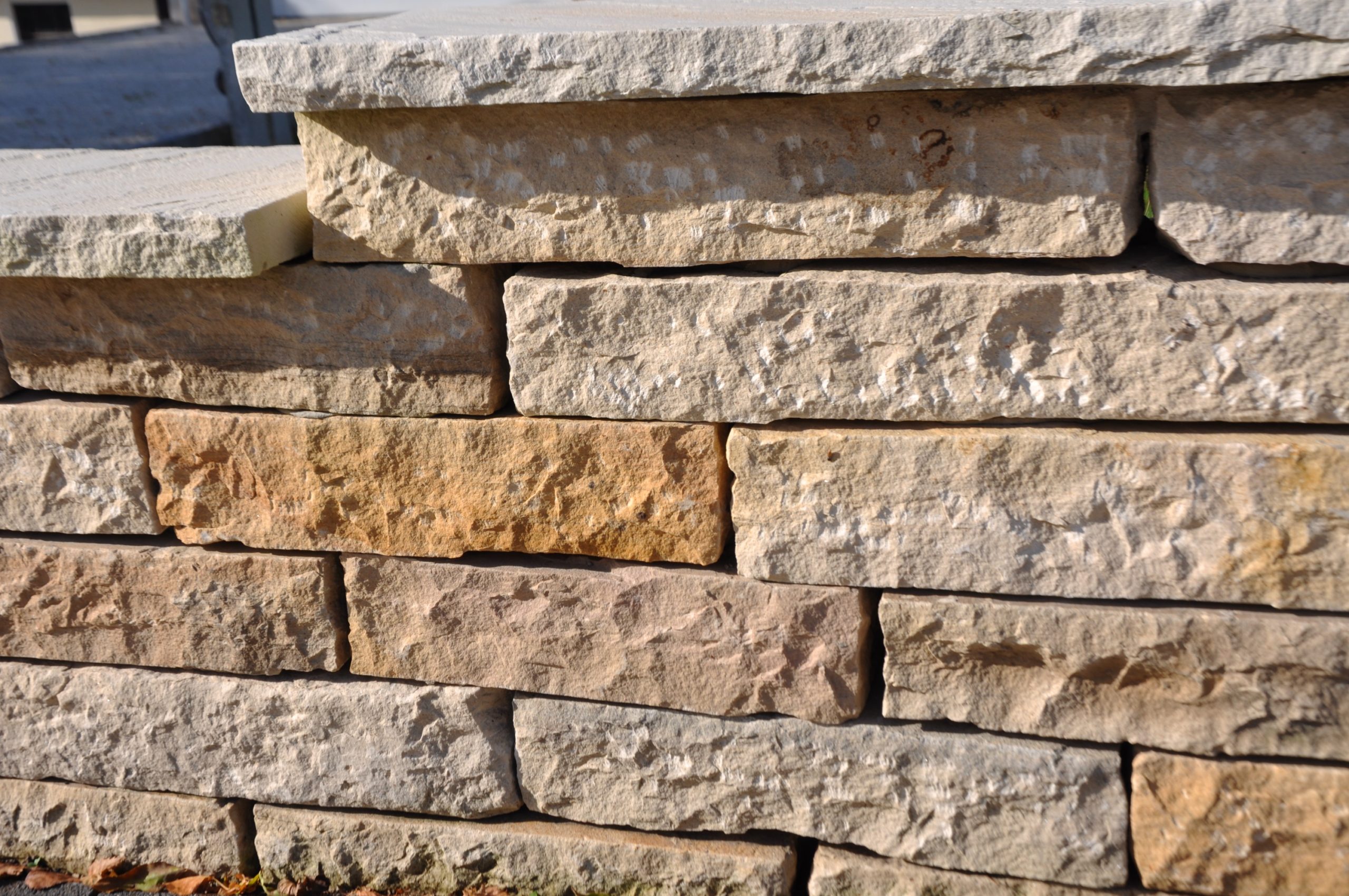 Sandstein Mint Mauerabdeckung (Lemon) – Bild 3