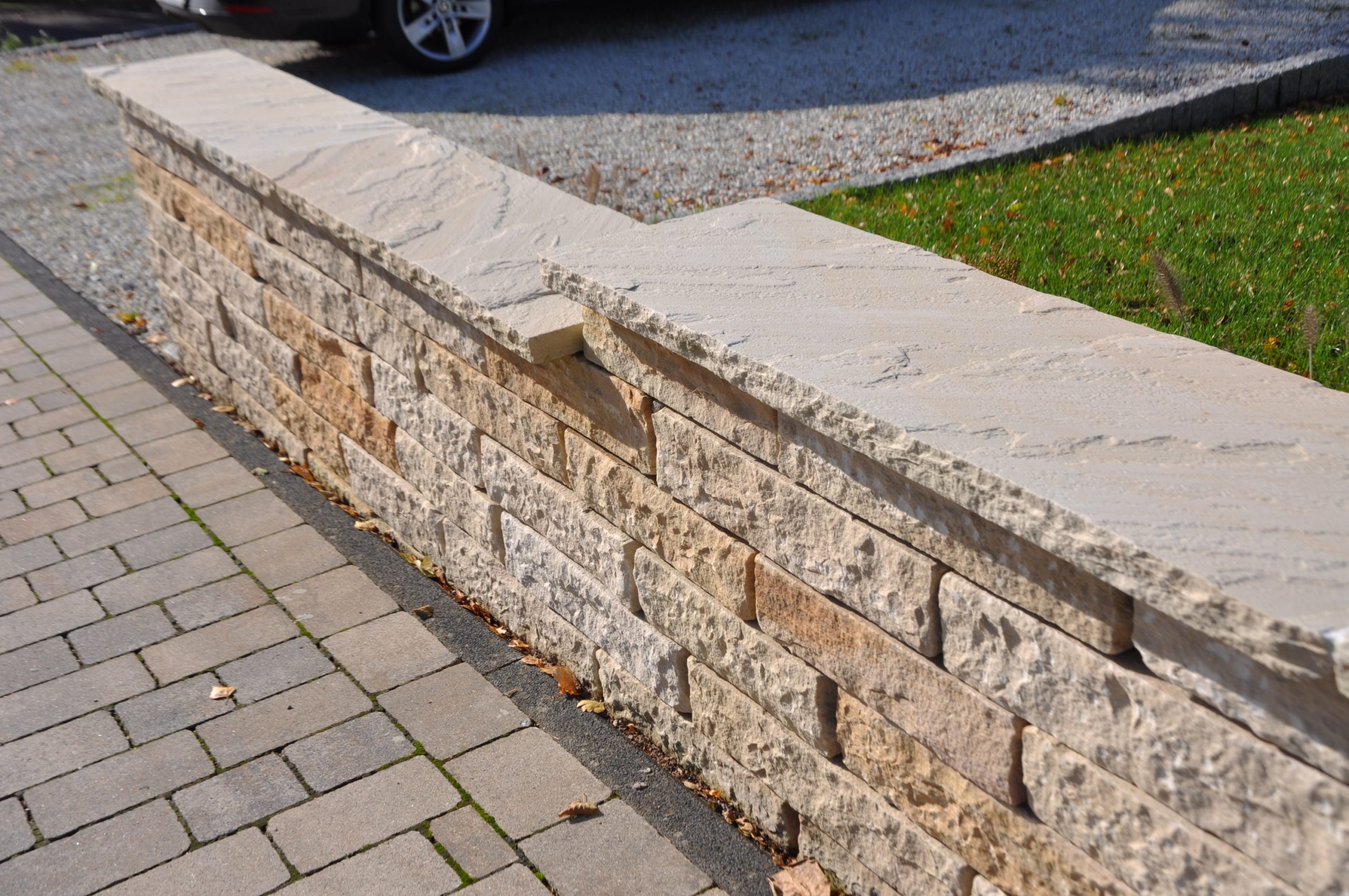 Sandstein Mint Mauerabdeckung (Lemon) – Bild 2