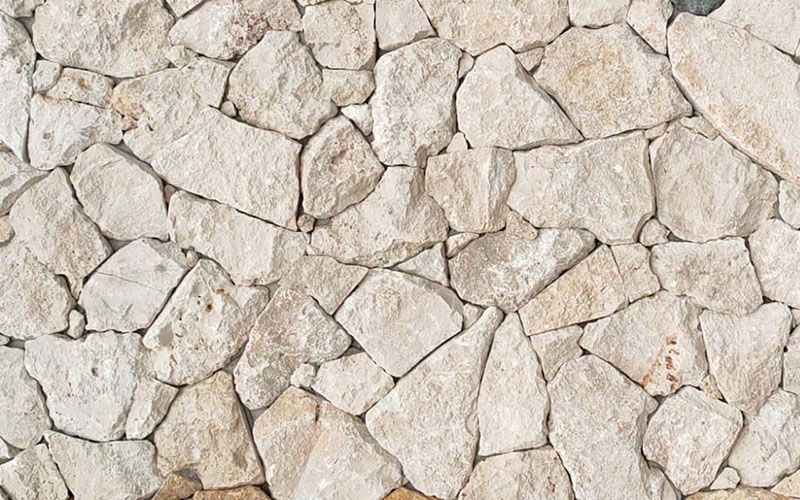 Travertin Bruchstein Verblender, creme-beige – Bild 3