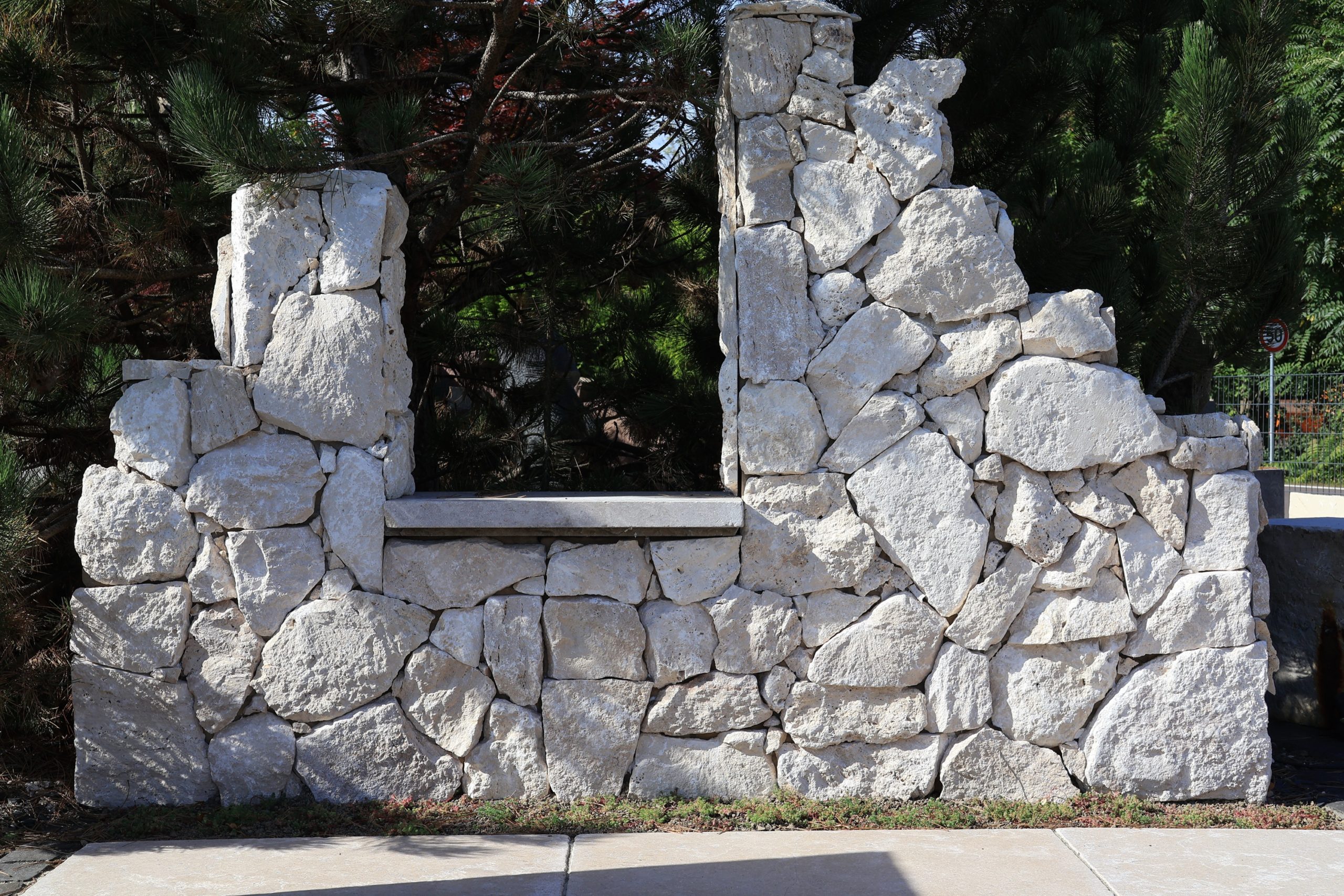 Travertin Bruchstein Verblender, creme-beige – Bild 2