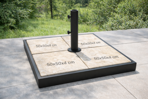 Schirmständerplatten